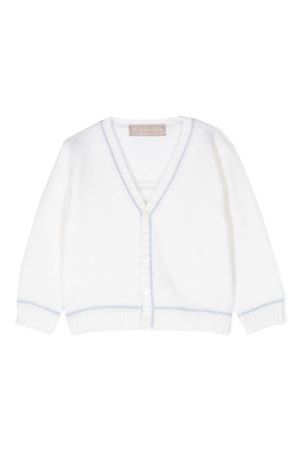 Cardigan in cashwool bianco LA STUPENDERIA KIDS | WCCR61800.